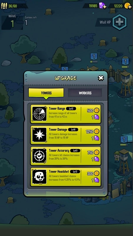Zombie Towers mod android