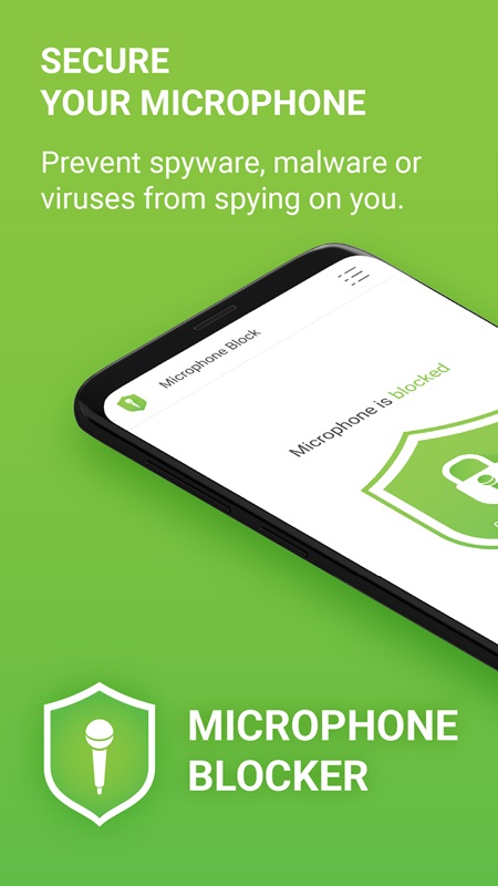 Block spyware and eavesdropping viruses in Microphone Blocker MOD APK