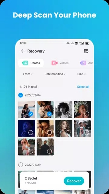 Quickly recover photos and videos with Recover Everything MOD APK