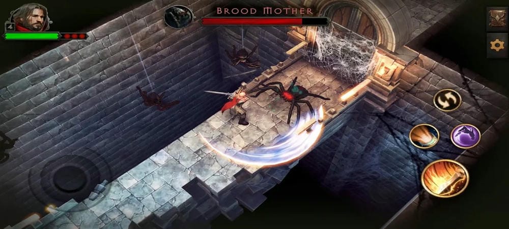 Defeat bosses to get many items in Shadowborn MOD APK
