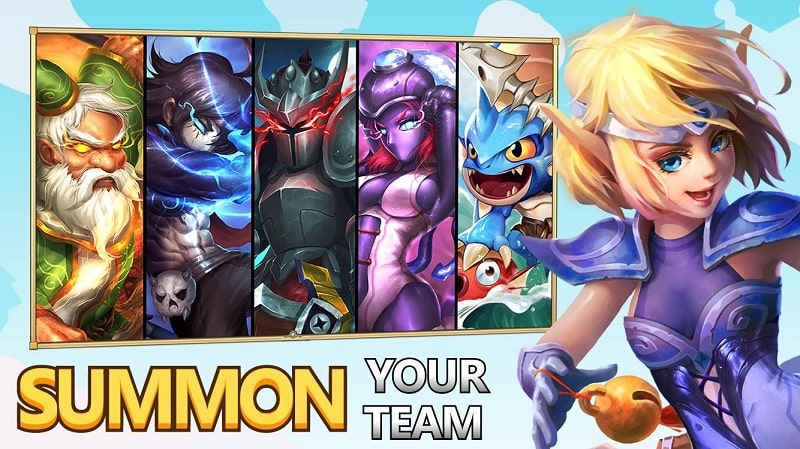 Heroes Legend Idle Battle War mod apk