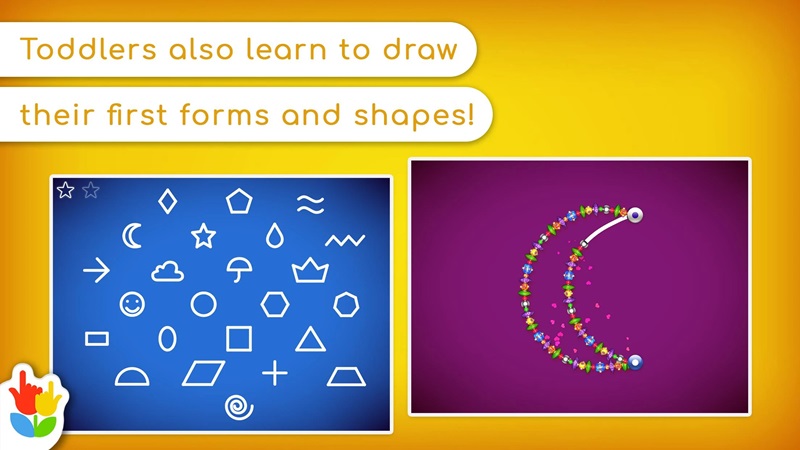 The images illustrate the text vividly in LetterSchool MOD APK