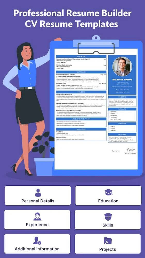 Professional Resume Builder – CV Resume Templates