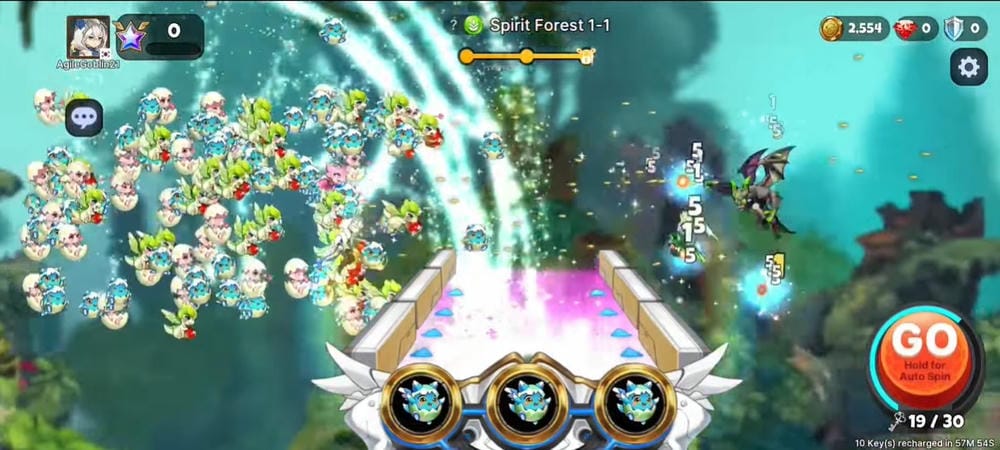 Get more dragon eggs from the gacha in Dragon Village Rumble MOD APK