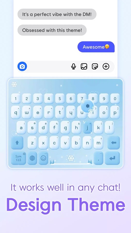 Use the new keyboard across multiple platforms in Design Keyboard MOD APK