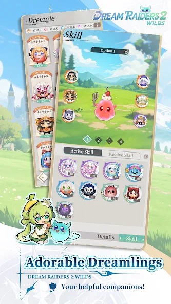 Unlock more cool companions in Dream Raiders 2 Wilds MOD APK