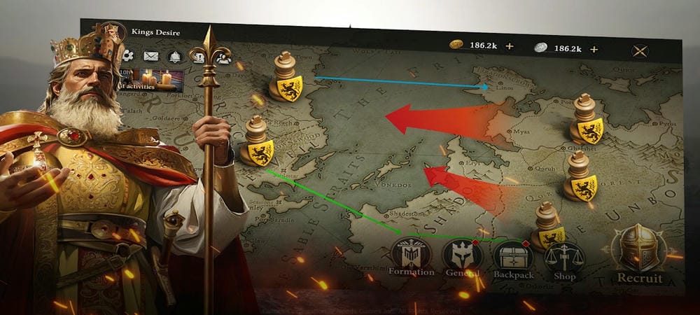 Plan your attacks in Grand War 4 MOD APK