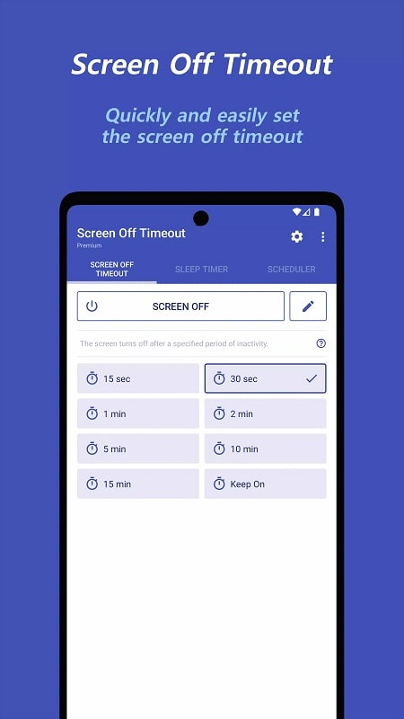 Screen Off Timeout apk free