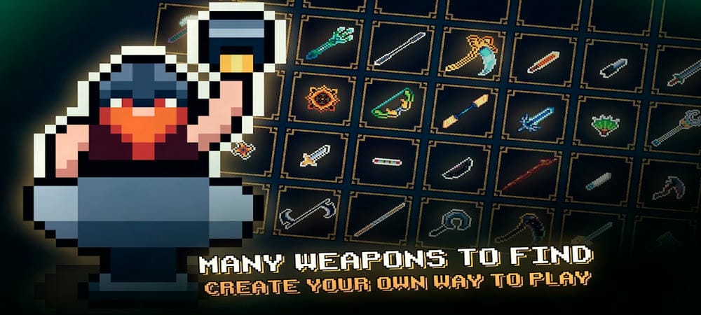 Equip powerful weapons for your hero in Rookie Reaper MOD APK