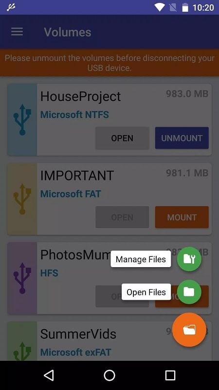 exFATNTFS for USB mod apk