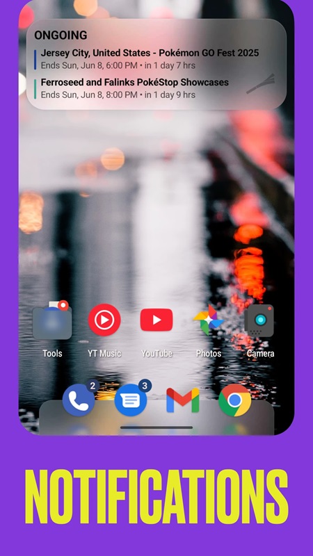 Enable notification display in Octopi Launcher MOD APK