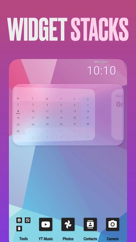 Create custom widgets to suit your needs in Octopi Launcher MOD APK