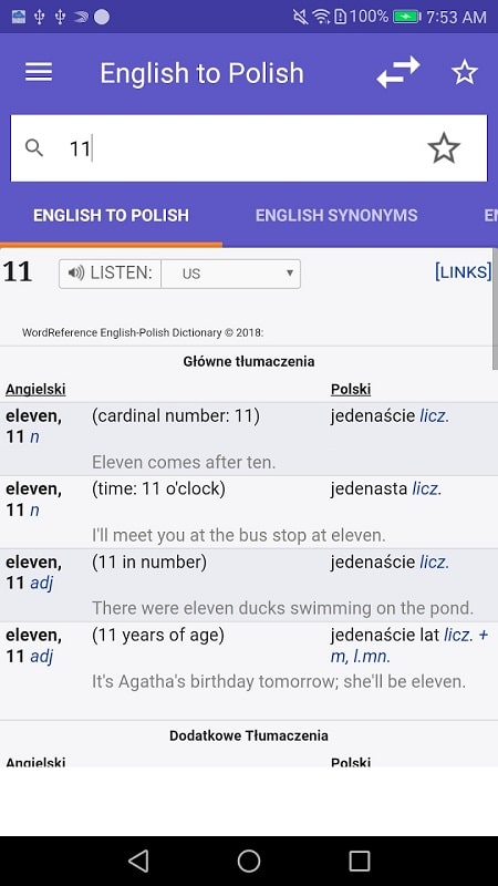 WordReference.com dictionaries mod