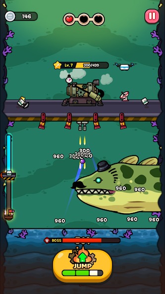 Face the monsters in DDDigger MOD APK