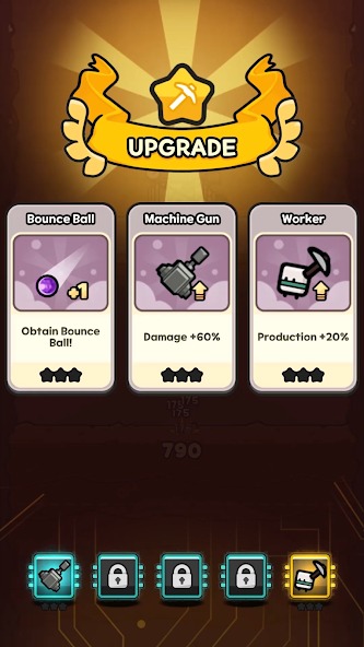 Upgrade your digging system in DDDigger MOD APK