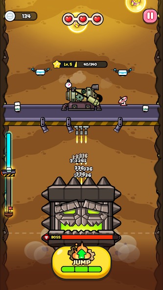 Pass different levels of play in DDDigger MOD APK