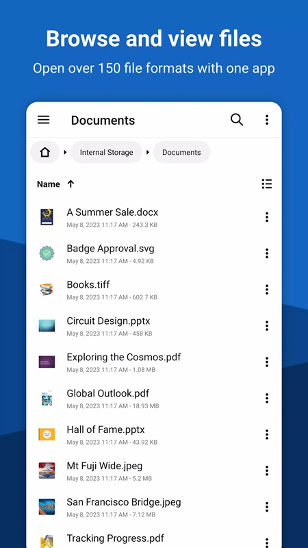 Browse and open over 150 different formats in File Viewer for Android MOD APK