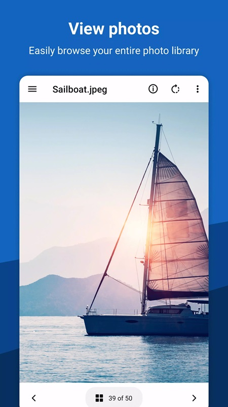 Save images in various formats in File Viewer for Android MOD APK