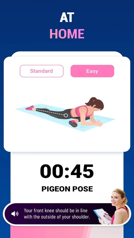 Complete and detailed instructions for all exercises in Splits Training in 30 Days MOD APK