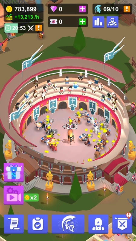 Idle Gladiator Arena mod apk