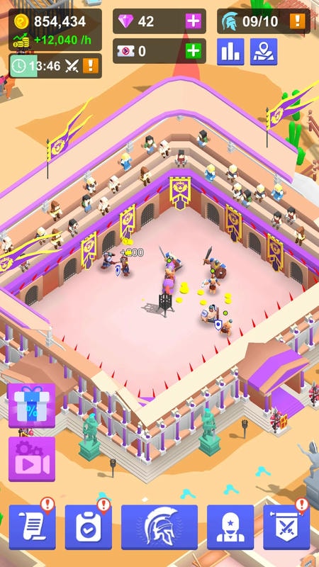 Idle Gladiator Arena mod free