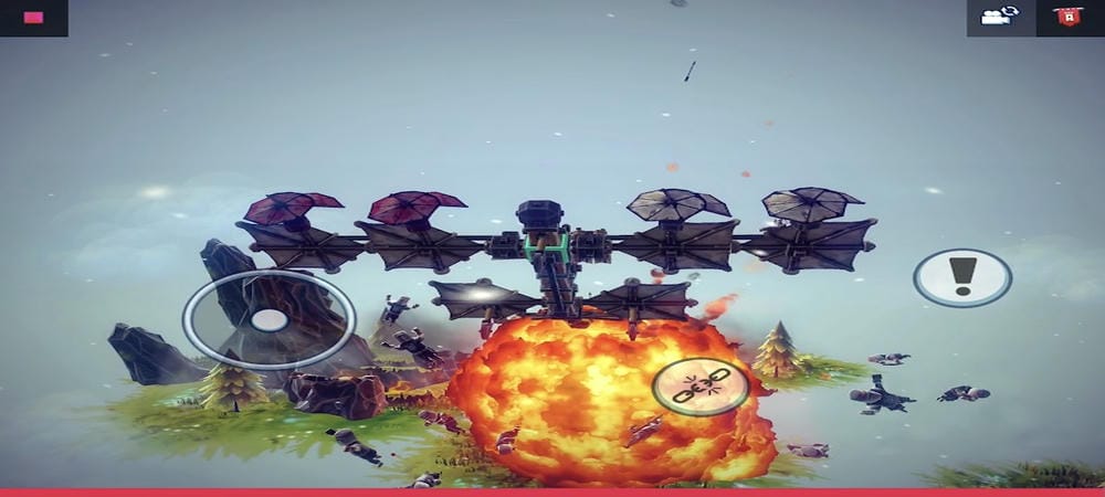 Equip additional cannons for your combat vehicles in Besiege MOD APK