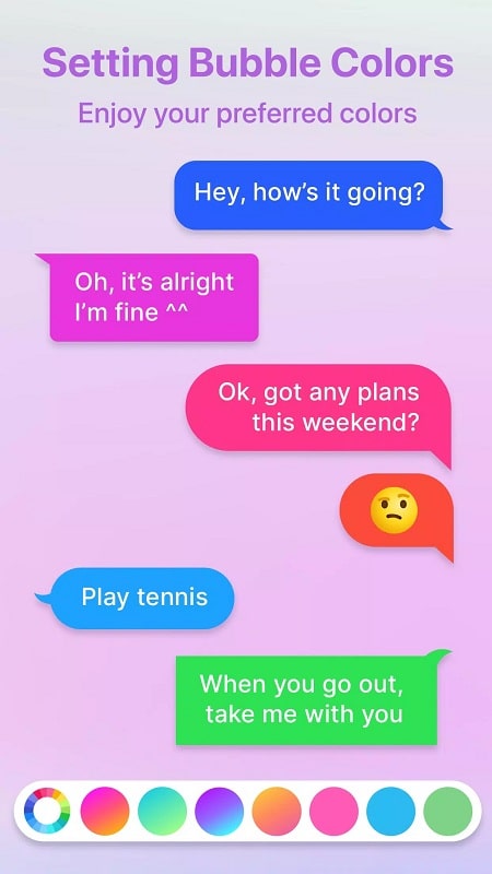 Messenger Color SMS mod apk