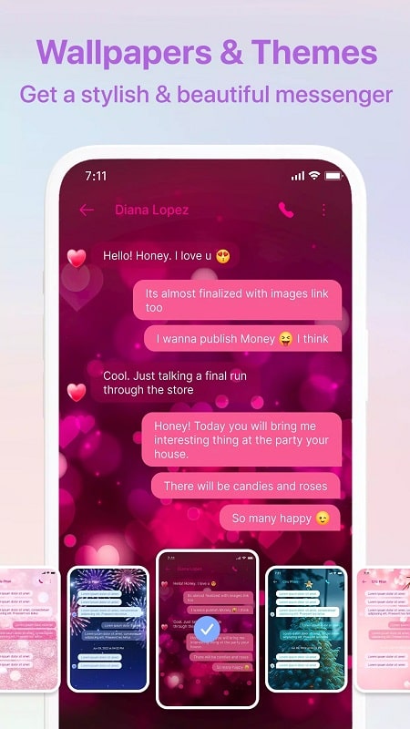 Messenger Color SMS mod