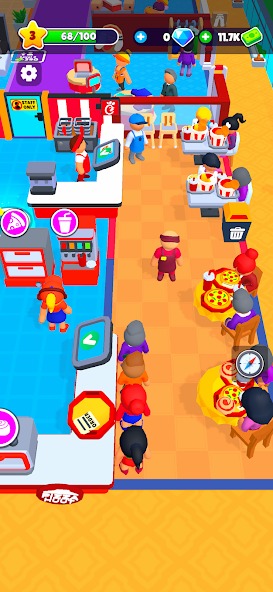 Improve customer service skills to gain more sympathy in My Shopping Mall MOD APK