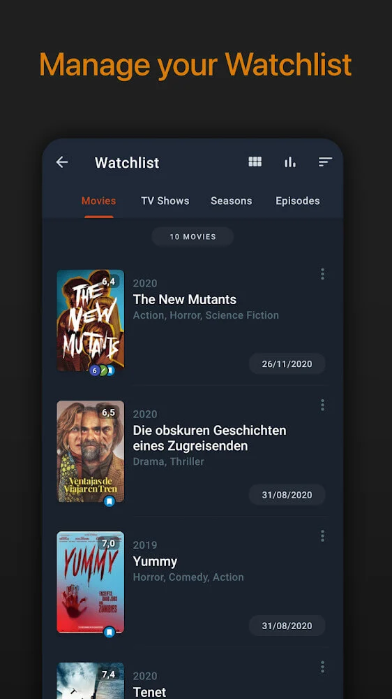 Moviebase mod