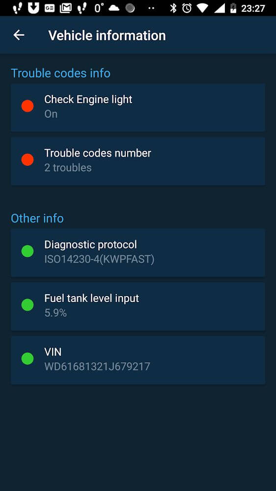 Obd Mary – OBD2 car scanner & dashboard on ELM327