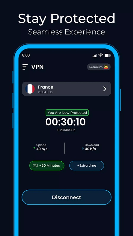 High security layer ensures information is always protected in Privify MOD APK
