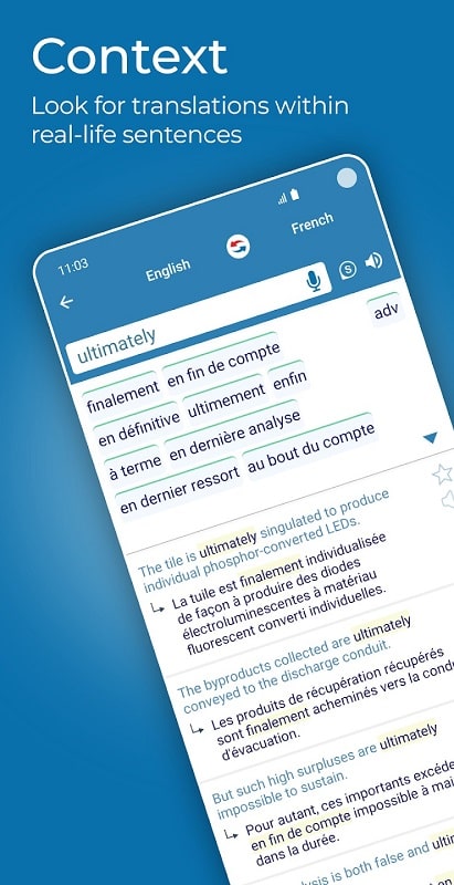 Reverso Translate and Learn mod 
