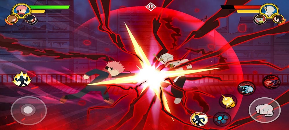 Upgrade and improve the power of heroes regularly in Stick Cursed MOD APK