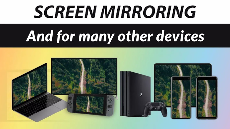 Supports streaming from multiple devices, including phones and laptops, in Screen Mirroring App MOD APK