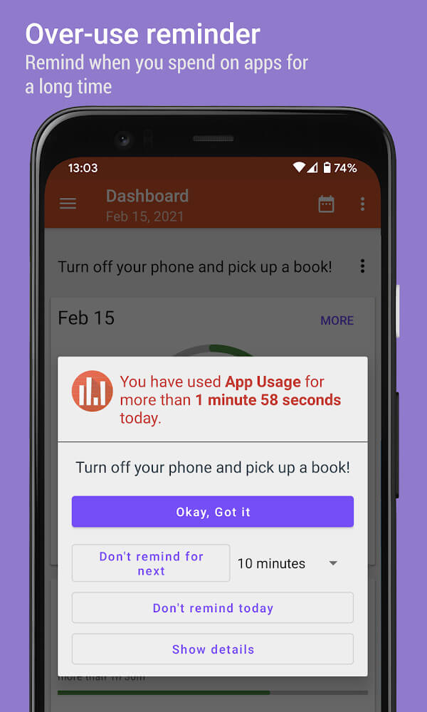 App Usage – Manage/Track Usage