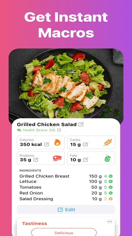Capture and scan food daily using AI in Nutrilio MOD APK