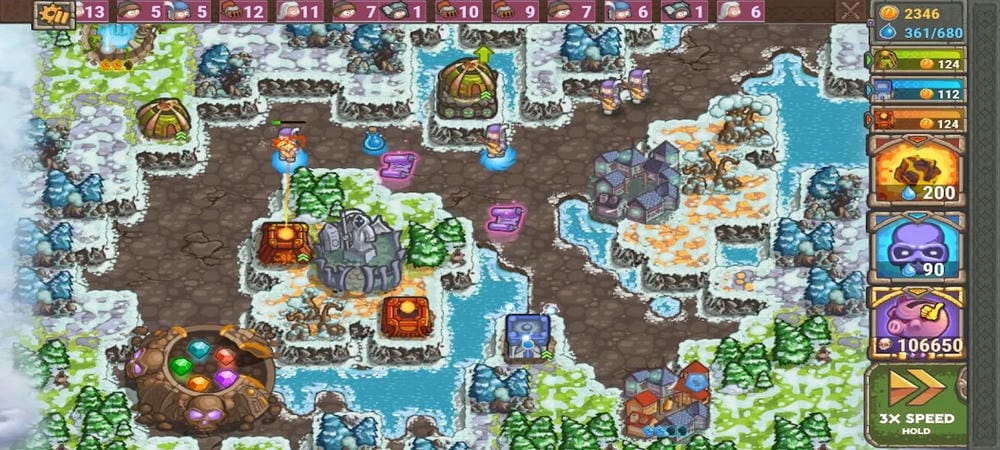 Unlock attack skills in Cursed Treasure 2 MOD APK