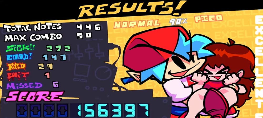 Perform well to successfully win the girl in Friday Night Funkin MOD APK