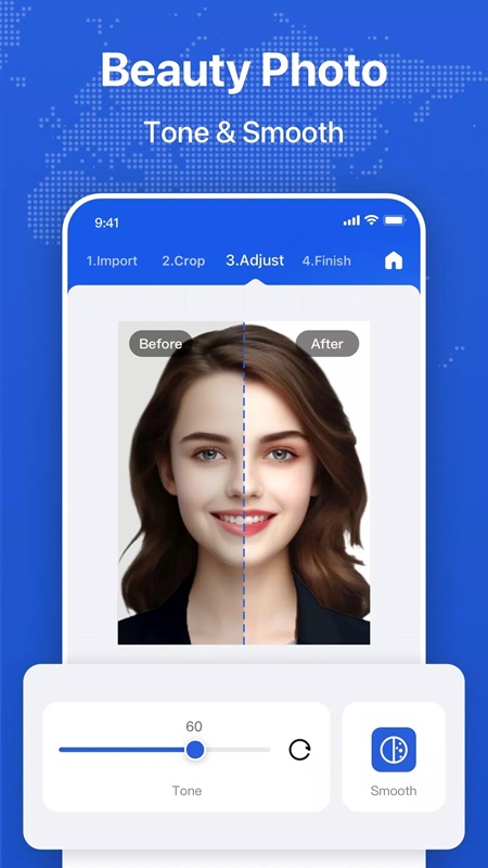Enhance your photos to make them even more perfect with PhotoID MOD APK