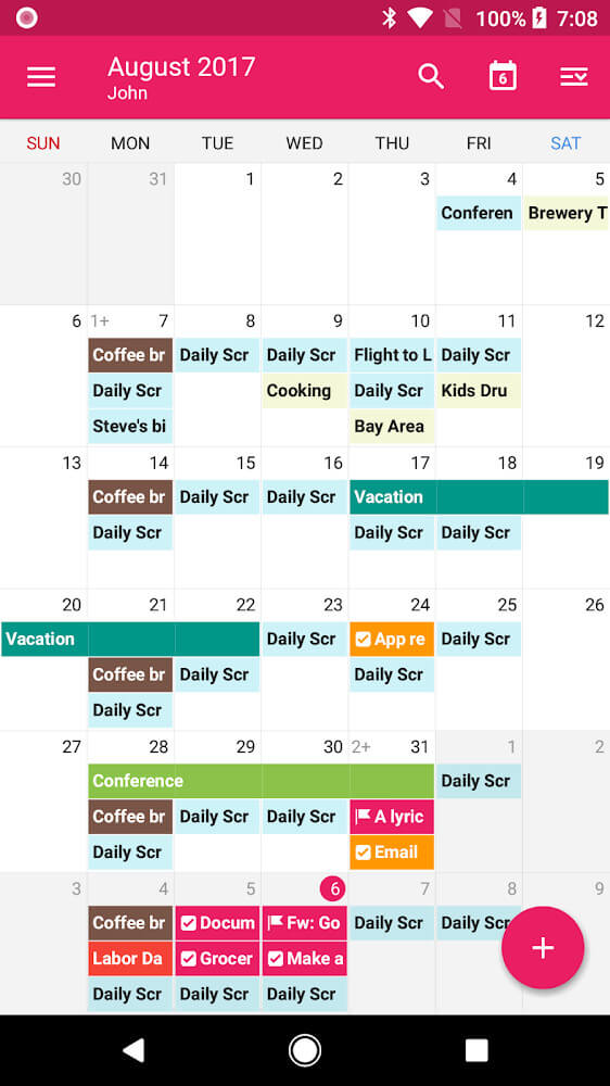 Nine – Email & Calendar