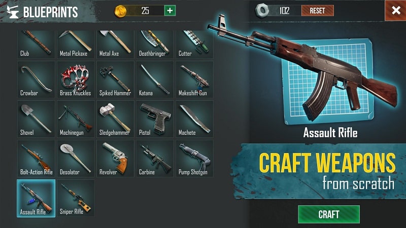 Live or Die Zombie Survival mod free