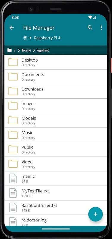 RaspController android