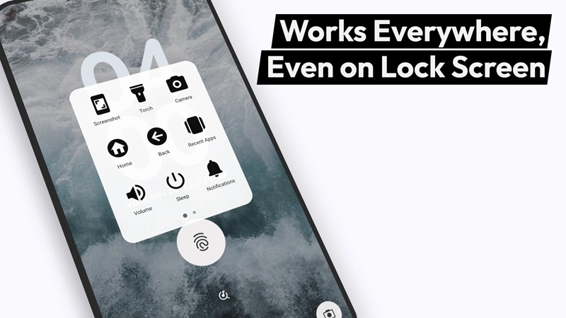 Use the necessary features directly on the home screen in Action Dot MOD APK