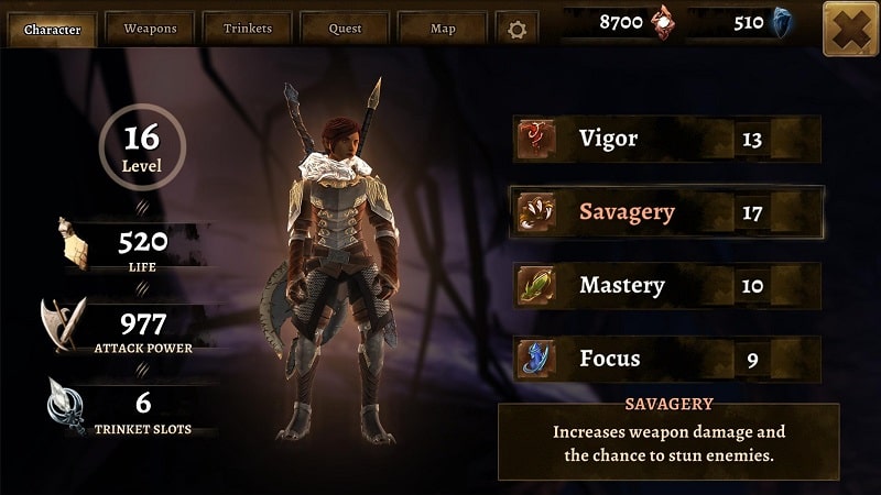 Grimvalor mod android