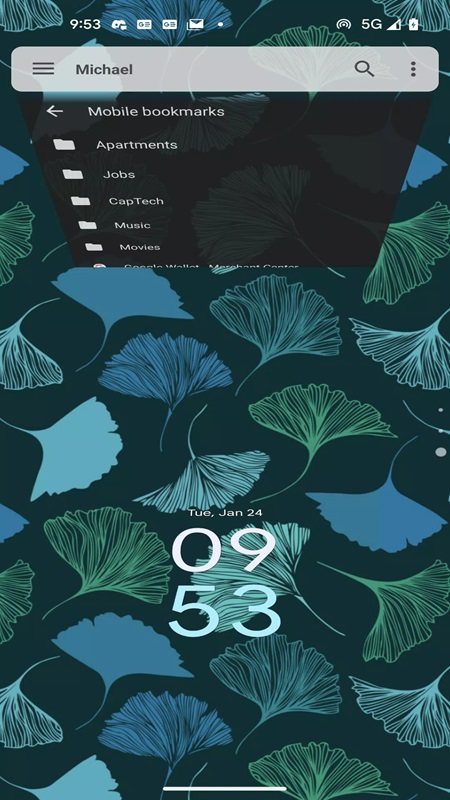 Customize the display mode of folders in Lucid Launcher Pro MOD APK