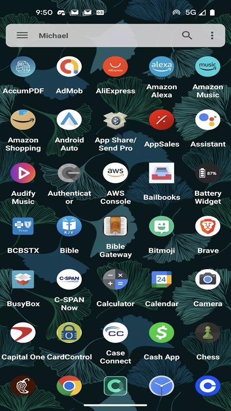 Change the display mode of application icons in Lucid Launcher Pro MOD APK