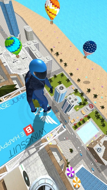 Base Jump Wing Suit Flying mod apk