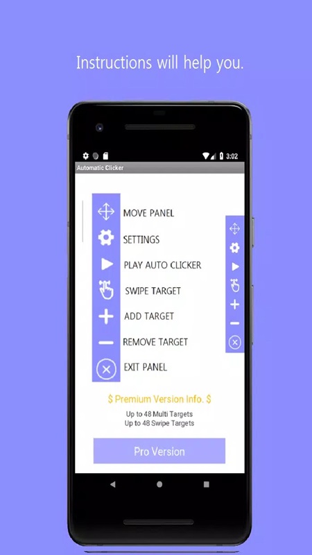 Follow the setup instructions in Auto Clicker - Super Fast MOD APK