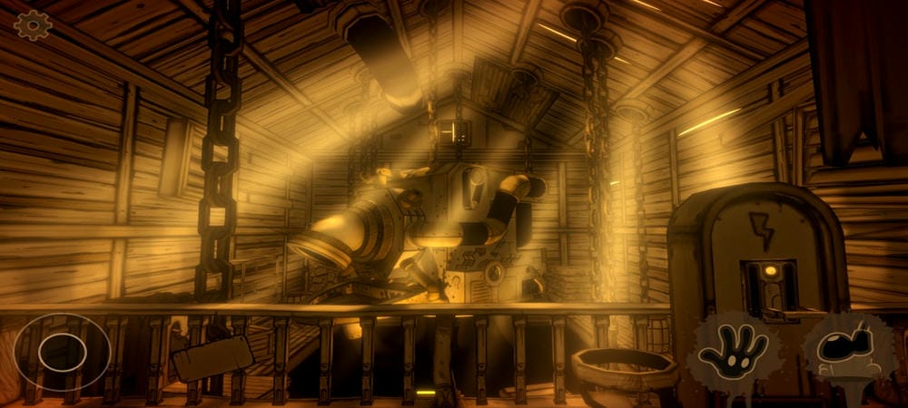 Complete puzzles to escape the movie studio in Bendy and the Ink Machine MOD APK